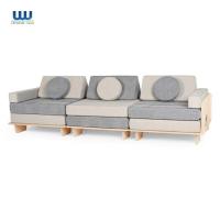 China Wooden Frame Multi Functional Sectional Sofa Couch Furniture 3 Seats on sale