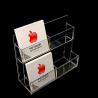 China Acrylic cigarette case double-layer multi grid data display rack file advertising rack wholesale