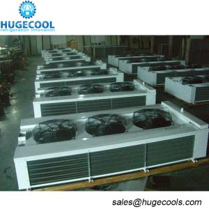 China Material de aço do caso do poder lateral dobro do refrigerador de ar da sala fria do evaporador supplier