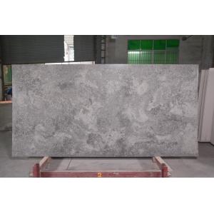China Concrete Artifical Quartz Stone Slabs With Leather Finish AB8102 supplier