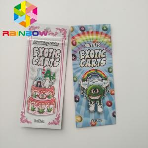 China Vape Cartridge Plastic Pouches Packaging Mario Exotic Carts Mini Mylar Bags supplier