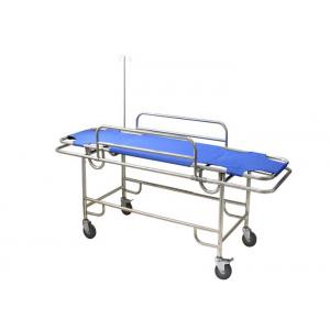 China Stainless Steel Emergency Stretcher Cart Hospital Patient Transfer Stretcher Trolley (ALS-ST001) supplier