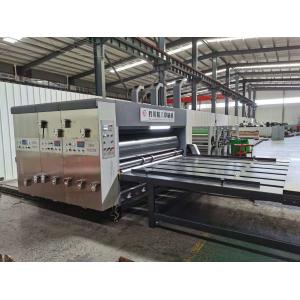 China Semi Auto Box Corrugated Carton Flexo Printing Machine Press For Cardboard supplier