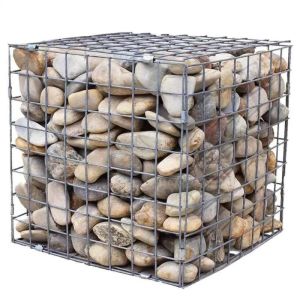 China 1x1x2 PVC Gabion Basket Gabion Box Retaining Zinc Coated Gabion Mesh in Steel Wire Mesh wholesale