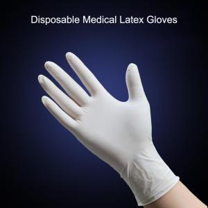 ISO9001 Xxl Latex Disposable Gloves Anti Slip EN455 Powder Free Medical Gloves