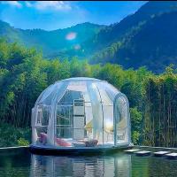 China Transparent Connectable PC Dome House Igloo Bubble Tent UV Resistance 99.9% on sale