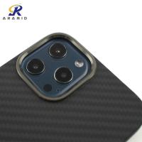 China 0.65mm Aramid Fiber iPhone 12 Phone Case With Metal Ring Design on sale