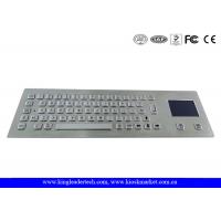 China 64 Keys Industrial Keyboard With Touchpad Laser Engraved Graphics PS/2 Or USB Interface on sale