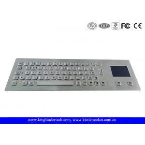 64 Keys Industrial Keyboard With Touchpad Laser Engraved Graphics PS/2 Or USB Interface