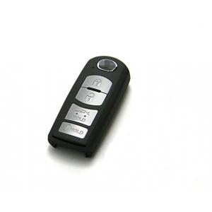 Silver Button Mazda Keyless Entry Remote , Proximity Key Fob FCC ID WAZSKE13D01