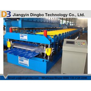 China 0.8~1.2mm Thickness metal roof roll forming machine , roofing sheet roll forming machine supplier