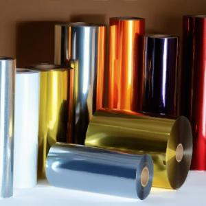 China UV IR Reflective Metallized Film 400m To 24000m Aluminium Coated PET Film supplier