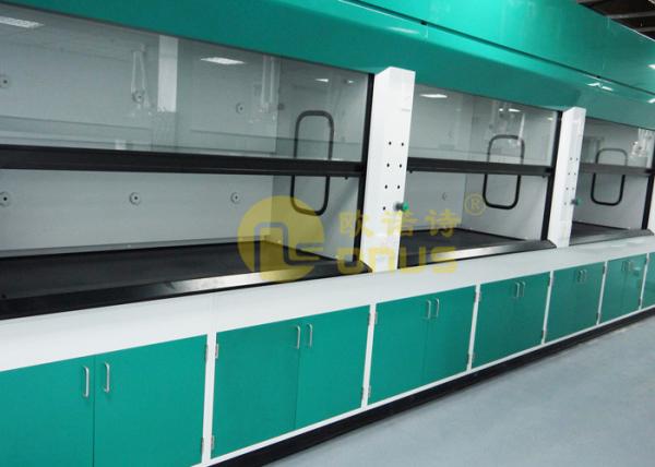 Standard Size Epoxy Resin Laboratory Countertops For Mini Size Fume Hood