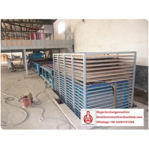Adjustable Thickness Gypsum Board Production Line , Automated Wall Panel Equipment