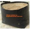 China Drip Irrigation Potato Grow Planter Fabric Pots With Handles Grow Bag Planters , Panda Film, Black And White wholesale
