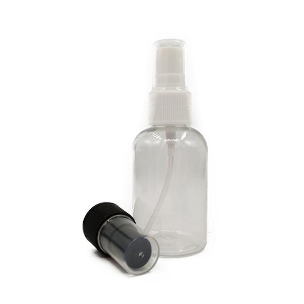 China 500ml Transparent Round Durable PET Plastic Spray Bottle wholesale