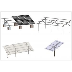 Steel Galvanized Solar Panel Ground Mounting Frames Flat Roof C Channel Structure