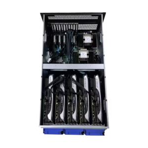 China 9U 10 GPU Ai Server with Gpu Dual in Tel Xeon Gold LGA 4189 Cpu Servers Computer Rack for Rtx 4090 Top-Notch Performance wholesale