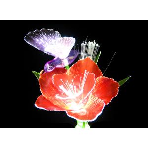 China LED optical fiber rose hummingbird wedding scene layout lighting festival commercial beauty display bright decoration supplier