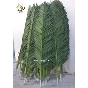 UVG 2 meters wholesale material uv artificial palm leaves for park decoration PTR041