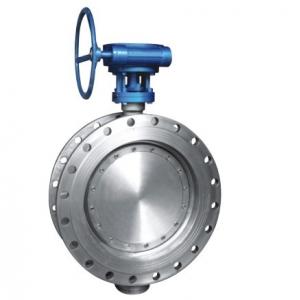 Class 150 Stainless Steel Eccentric Butterfly Valve , Flanged Triple Offset Butterfly Valve