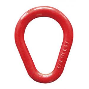 China 126 Ton Rigging Hardware Painted Red Forged Pear Shaped Quick Link supplier