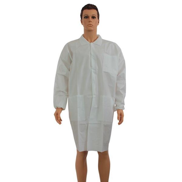 Single Use Professional Lab Coats Waterproof Breathable For Metal Processing