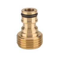 China Brass Garden Hose Quick Connector 3/4 Inch GHT Male and Female Water Hose Fittings on sale