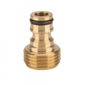 Brass Garden Hose Quick Connector 3/4 Inch GHT Male and Female Water Hose Fittings