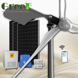 China Household Rooftop Pitch Control Wind Turbine Generator Wind Mill Fan 5KW 10KW For Home supplier