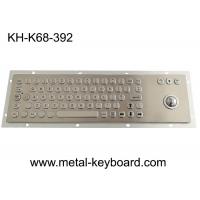China PS2 USB IP65 Industrial PC Keyboard , Stock Trading 25mm Laser Trackball Keyboard on sale