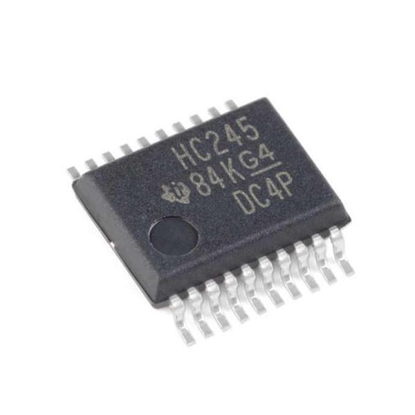SN74HC245DBR SSOP-20 Bus Transceiver Chip IC Componentes eléctricos Salida de tres estados Ocho vías Bus Transceiver Chip lógico