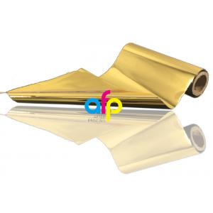 Both Sides Hot Stamping Gold Foil , 640mm * 120m Size Heat Transfer Foil