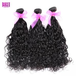 China Wet And Wavy Human Hair , Water Wave Human Hair No Tangle Dyed Bleach Soft supplier