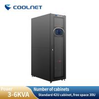 China Two Cabinets Rack Data Center With Mounted Precision Air Conditioners Installed on sale