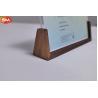 China Sillón natural de doble panel de madera en forma de U con base de haya de nuez wholesale