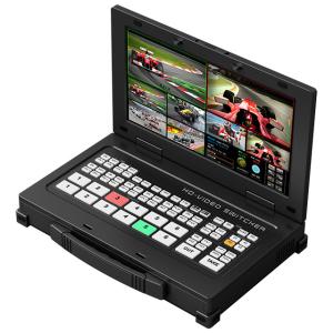 China 11.6 pulgadas de pantalla de transmisión en vivo portátil HD Video Switcher Mixer Grabadora HDMI PTZ cámara supplier