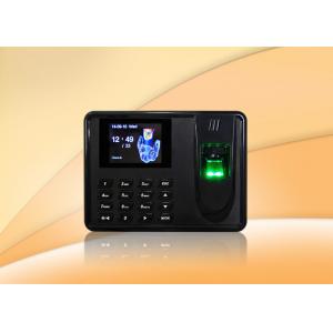 China Thumbprint time attendance system biometrics security with SSR report , Scheduled bell supplier