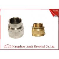 Brass Male / Female Flexible Conduit Adaptor with Nickle Plated 20mm 25mm