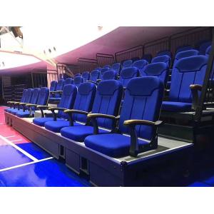 Telescopic Bleacher Audience Systems Retractable Seating Floor Mounted