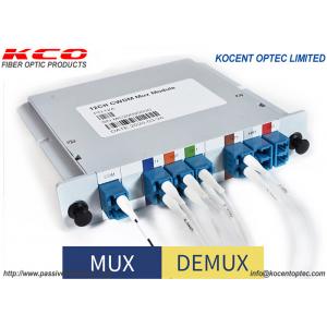 China 6CH CWDM Passive Fiber Optic Multiplexer LC UPC Duplex Adapter supplier