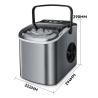 Stainless Steel Commercial Home Ice Makers Small Mini Automatic Portable Countertop Nugget Ice Block Making Machine 7kg