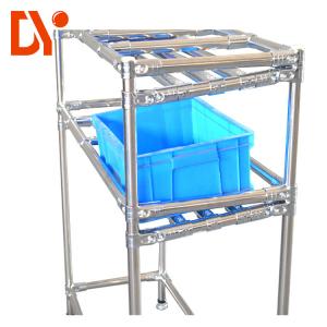 China Foldable And Movable FIFO Storage Racks DY230 With Shelves Exhibition Pipe supplier