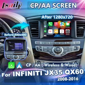 China Infiniti JX35 QX60 8 Inch Wireless Carplay Android Auto HD Replacement Screen supplier