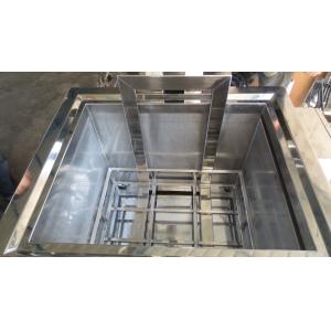 304 Stainless Steel Heated Soak Tank , 230L 3 KW Oven Cleaning Dip Tank