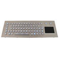 China 70 Keys Rugged Backlit USB Keyboard With Touchpad Kiosk Keyboard on sale