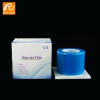 China 1200 Sheet 50mic Medical Barrier Film Roll With Dispenser Box on sale
