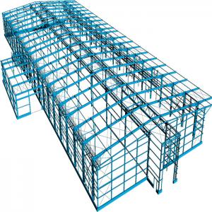 China Prefab Portable Steel Frame Workshop Buildings With Light Steel Structure supplier