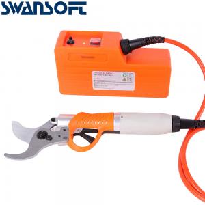 SWANSOFT New Lithium Battery Pruner With Telescopic Pole Saw Cutter For Tree