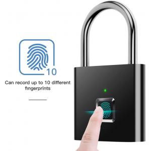 China Waterproof Keyless Fingerprint Padlock Anti Theft Security Digital Portable For Gym Locker supplier